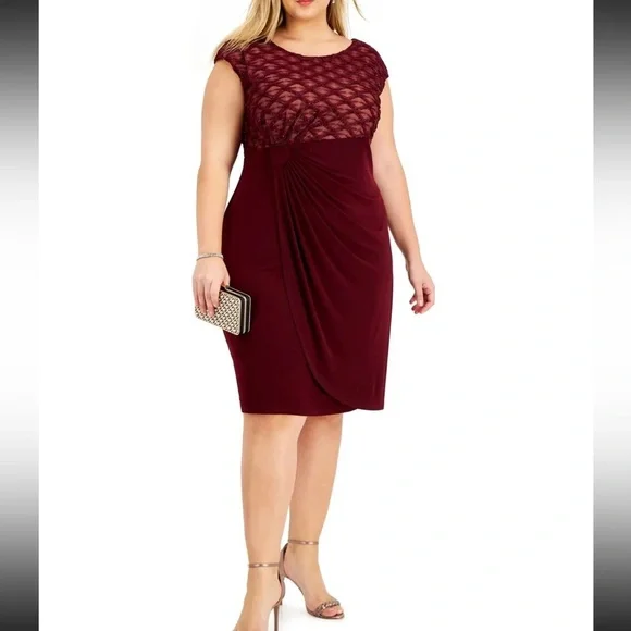 long evening gown dresses Chic and Holland HF110316 - Long Sleeve Sweetheart Evening Dress 2 / Ivory/Nude